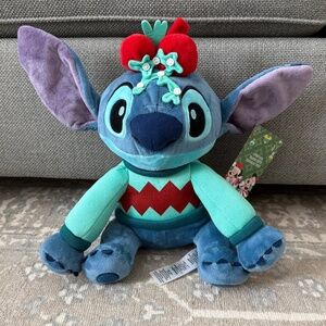 Disney Store Stitch Holiday Plush Toy - Christmas Lilo & Stitch NWT